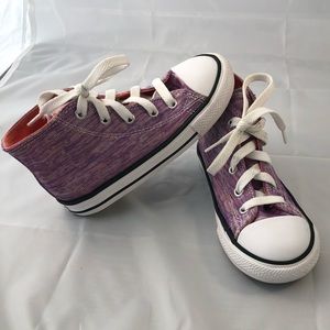 Converse High Top Sneakers Purple Size 10